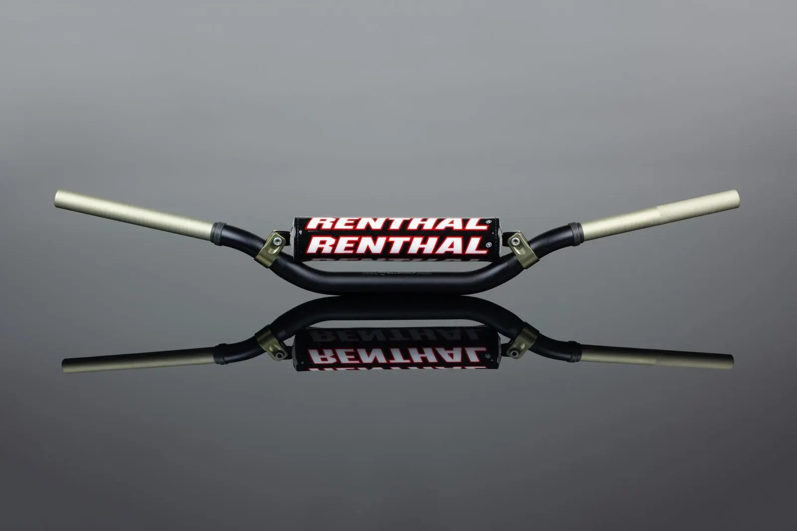 RENTHAL řidítka 1,1/8 (28,6mm) MX TWINWALL 995 HANDLEBAR BLACK KTM FACTORY ELI TOMAC barva černá s pěnou ( )
