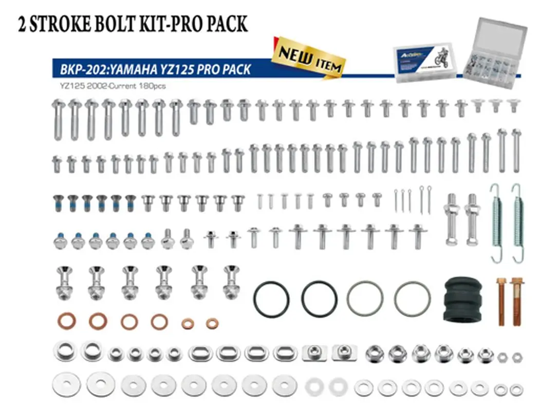 ACCEL sada šroubů PRO PACK FACTORY 2T (velká) YAMAHA YZ 150 02 ( )