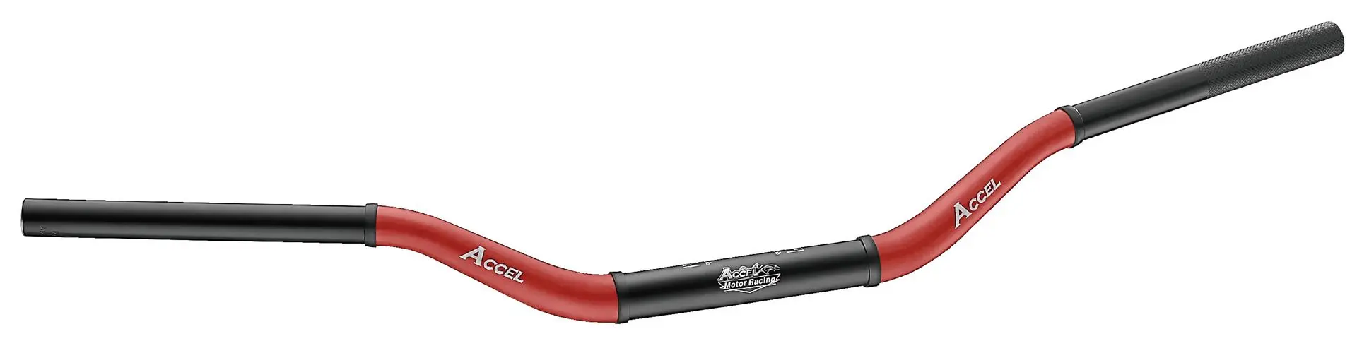ACCEL řidítka hliníková 28,6 mm TAPER MX vzor YAMAHA YZ vysoká (7075-T6) ergal dvoubarevná červená+černá (šířka 803mm, výška 92mm) ( )