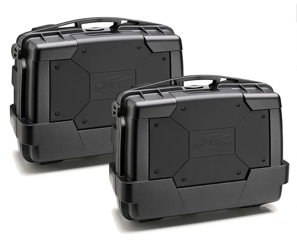 KAPPA boční kufry 33L MONOKEY KGR33N GARDA BLACK LINE lite (pár = 2 kusy) + přídavný zámek ( )