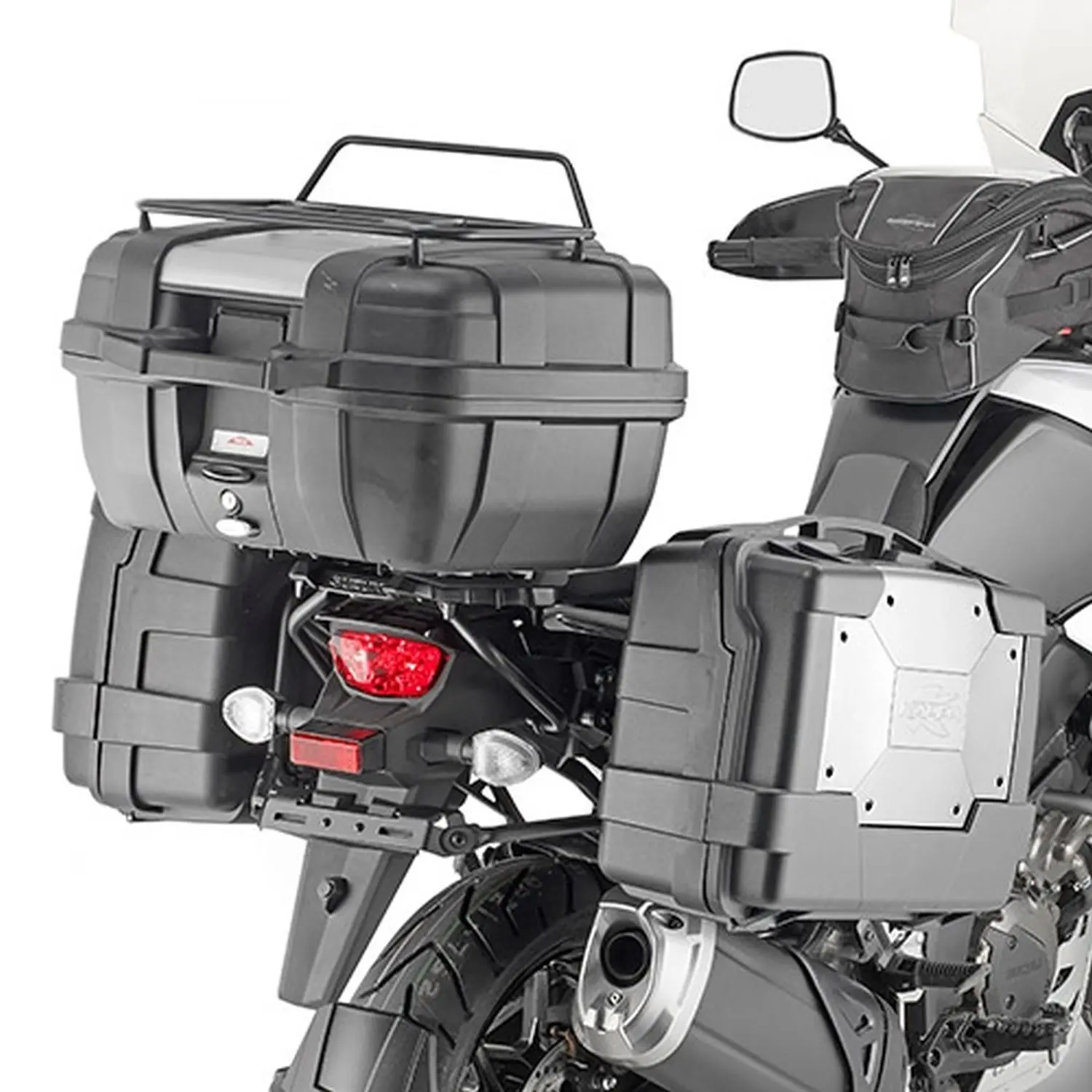 KAPPA nosič bočních kufrů MONOKEY SUZUKI V-Strom 1050 XT/DE/SE '20-'25 - také pro kufry MONOKEY KMS K'MISSION ALU - nahrazuje KLO3117MK - drobné