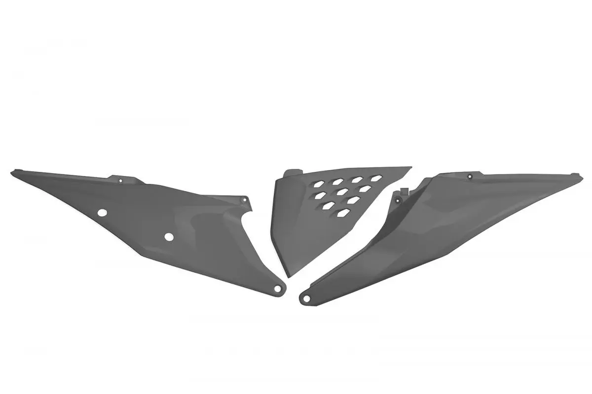 UFO boční tabulky na startovací číslo KTM SX/SXF(SX-F) 125/150/250/350/450 19-22, EXC 125 20-21, EXC/EXCF(EXC-F) 150/250/300/350/450/500 TPI 20-2023 s