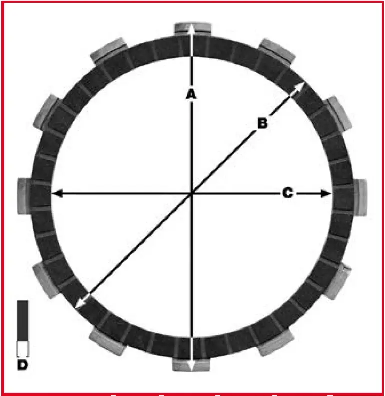 TRW ZF spojkové kotouče YAMAHA XV 750 81-98, WR 450 05-, YZF 450 08-, YZ 450 08-15, XV 1000 81-87, XV 1100 89-99, BT 1100 BULLDOG 02-06, XVS 1100