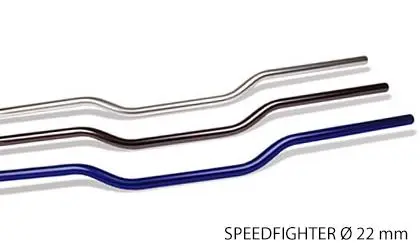 TRW ZF řidítka hliníková 22mm SPEEDFIGHTER barva titanová ( )
