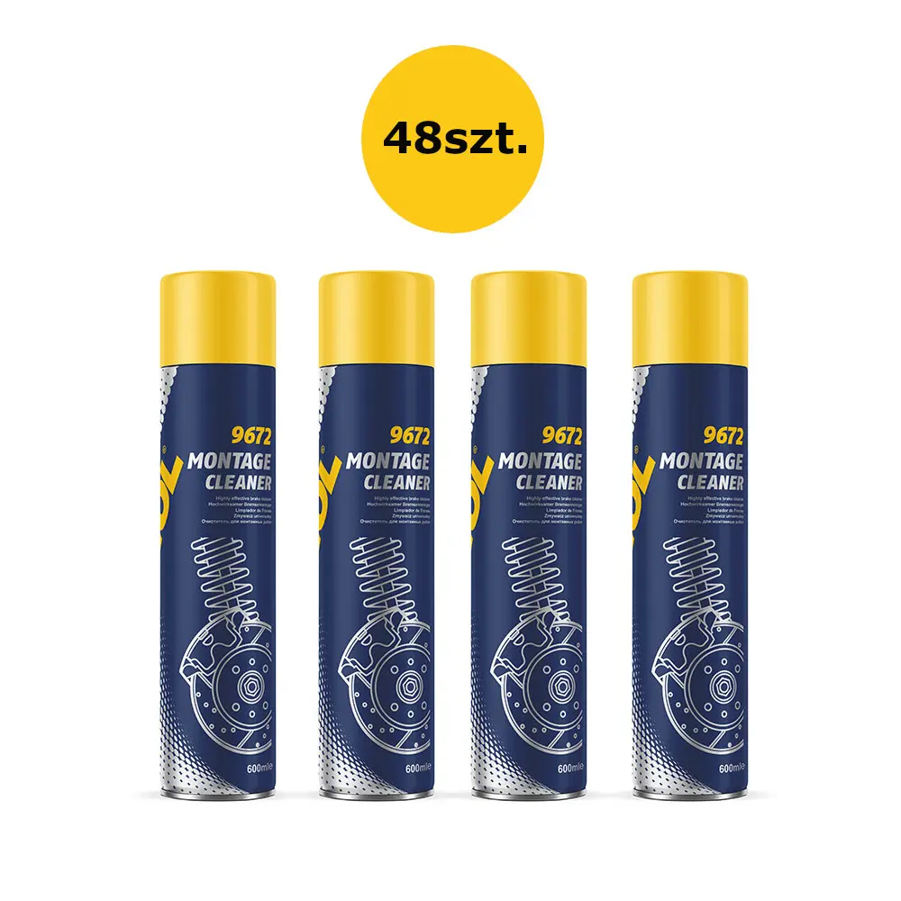 MANNOL MONTAGE CLEANER odmašťovač brzd 600ML (9672) - karton 48 kusů (set) (BRAKE CLEANER) ( )