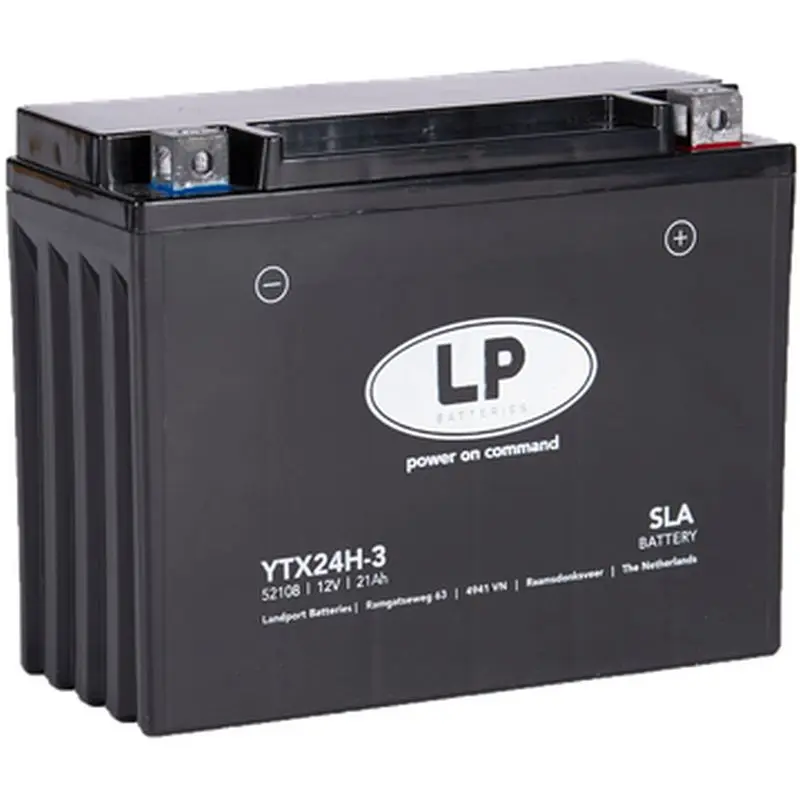 LANDPORT akumulátor YTX24H-3 (MS LTX24H-3) 12V 21AH (205X85X162mm) (350A) SLA bezúdržbový - zalitý (2) ( )