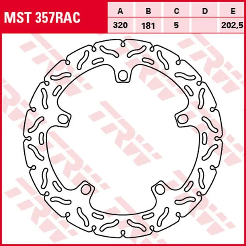 TRW ZF přední brzdový kotouč BMW S 1000R 09-, S 1000RR 09-18, S 1000XR 15-19, R 1100S 01-05, R 1150R/RS/RT 00-06, K 1200GT/LT/RS 99-09, K 1200S 05-09,
