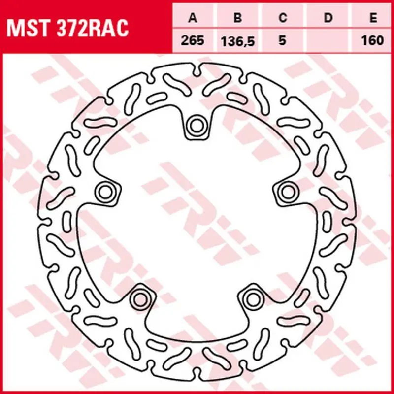 TRW ZF brzdový kotouč zadní BMW F 650/800GS/ADV 08- F 700GS 13-, F 800R 09-, F 750/850GS 18-, S 1000XR 15-19, K 1200R/S 05-09, R 1200GS/ADV/R/RT/HP2