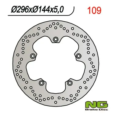 NG přední brzdový kotouč HONDA VT 600 C 88-95, VT 500C 83-86, VT 750C 86-87 (296X144X5) ( )