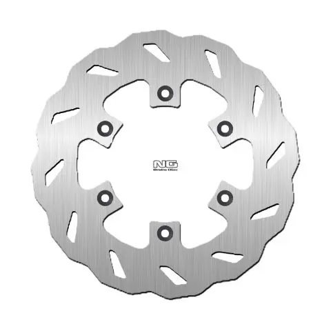 NG brzdový kotouč zadní KAWASAKI KDX 200/250 89-96, KLX 650 96-14, KX 125/250/500 86-04 (220X100X4,5mm) (6X6,5mm) WAVE (NG brzdový kotouč zadní)