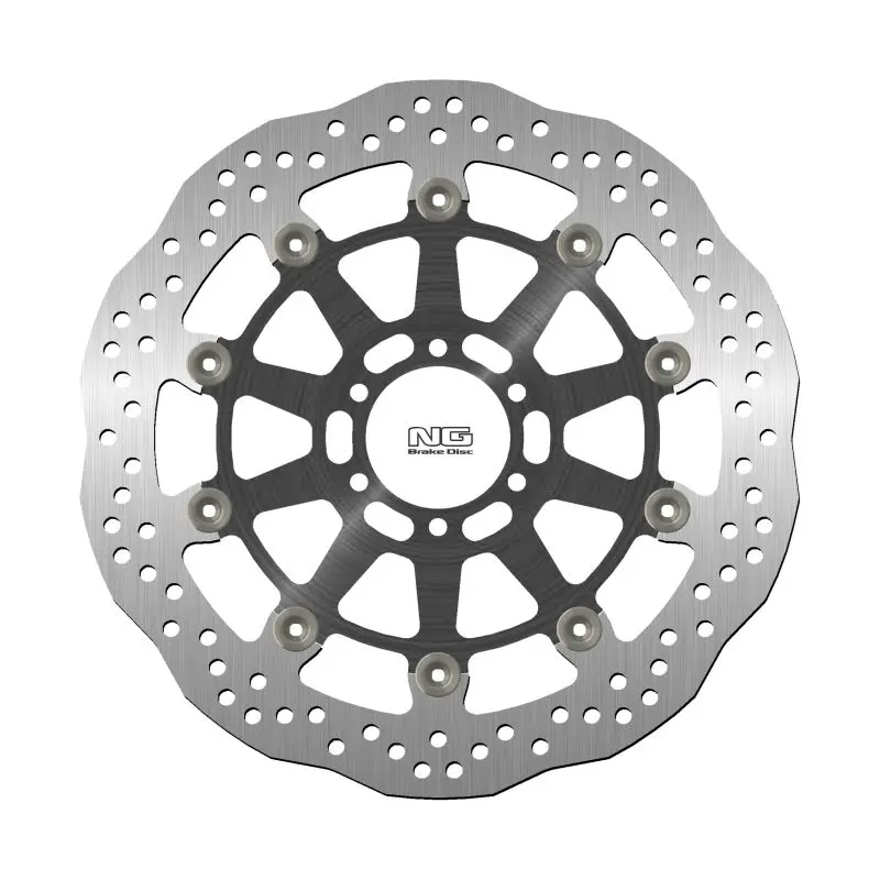 NG přední brzdový kotouč BENELLI SPORT TORNADO 1130 06-, TORNADO TRE 1130 06-17, DUCATI 998 02-03 (320X64X4,5mm) (6X8,25mm) WAVE (střed hliníkový)