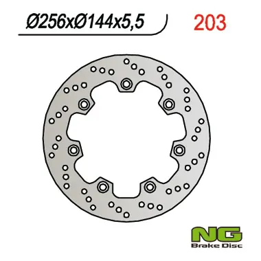 NG přední brzdový kotouč HONDA XL 600 RM/LM (85-88) (256X144X5,5) ( )