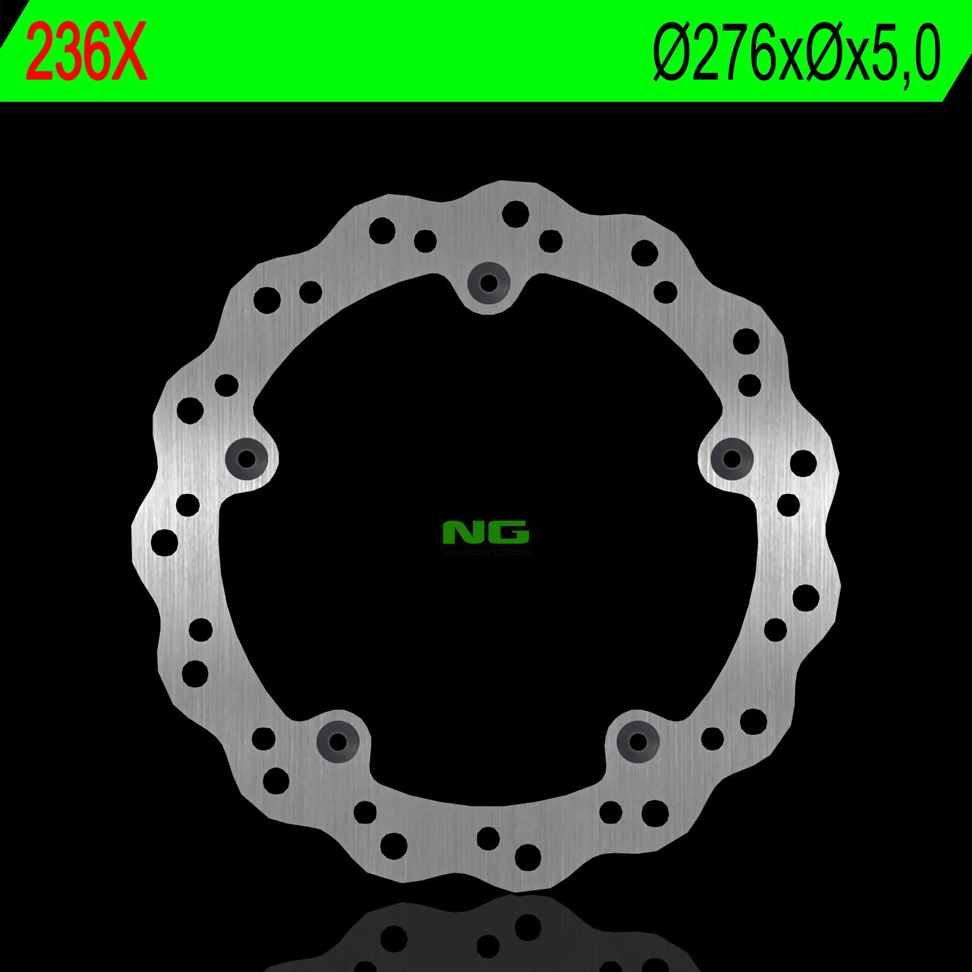 NG brzdový kotouč zadní BMW R 850/1100/1150/1200 (276X-X5) WAVE ( )