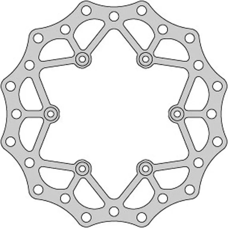 DELTA BRAKING brzdový kotouč zadní YAMAHA YZ 125 02-21, WRF 250 02-21, WR 250 02-07, YZ/YZF 250 02-21, WRF/YZF 02-21, WAVE ULTRA LIGHT (245X115X4mm)
