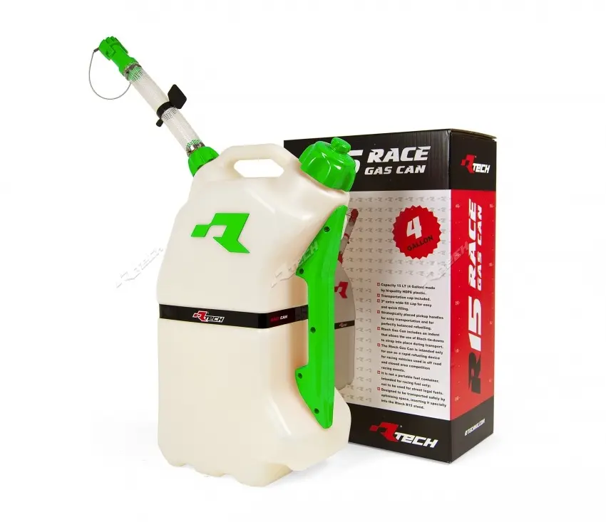 RACETECH (RTECH) kanystr pro rychlé tankování motocyklu 15L barva zelená ( )