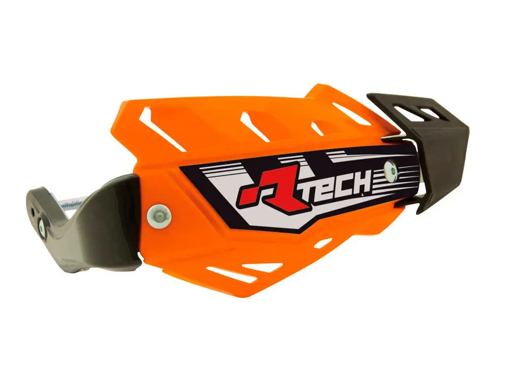 RACETECH (RTECH) chrániče páček FLX ATV/QUAD barva oranžová (se 3 typy úchytů na řídítka) ( )