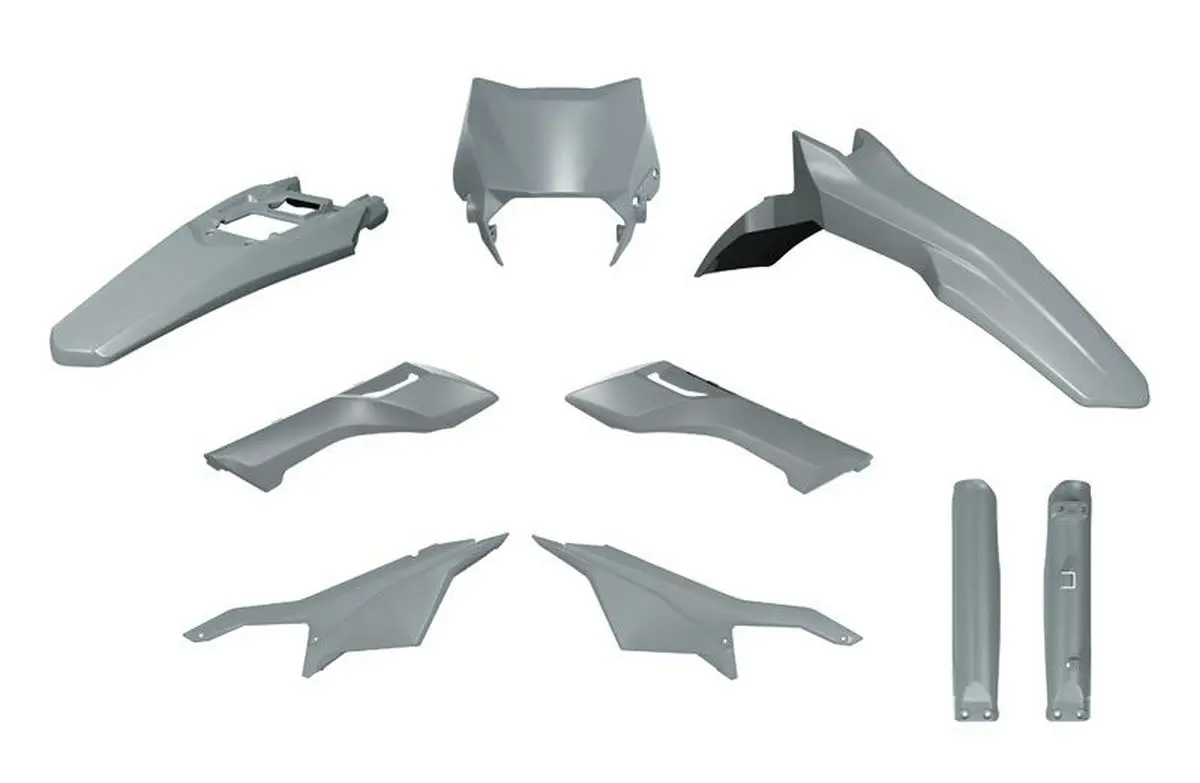 RACETECH (RTECH) kompletní sada plastů SURRON ULTRA BEE 23-25 barva šedá ( )