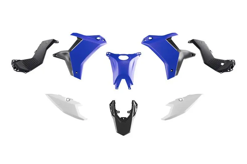 RACETECH (RTECH) kompletní sada plastů (bez předního blatníku) T7 YAMAHA TENERE 700 25-26 barva černá / modrá / bílá ( )