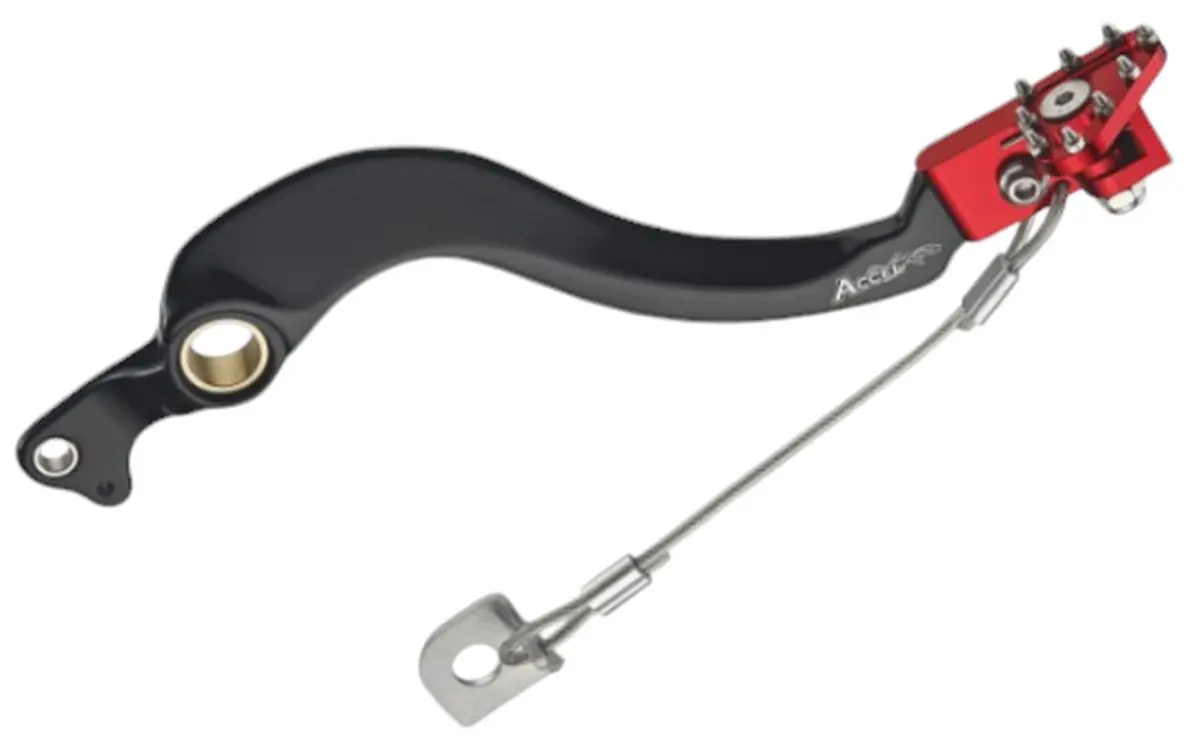 ACCEL páka nožní brzdy HONDA CRF 450R 02-18, CRF 250R 04-18 barva červená ( )