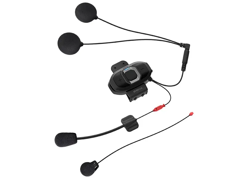 SENA interkom motocyklový SF2 BLUETOOTH 4.1 do 800M s univerzální sadou mikrofonů a rychloupínáním ( bez rádia FM ) ( 2 sady ) (EL) - nahrazuje