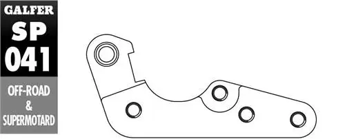 GALFER adaptér brzdového kotouče 270mm KTM od '09 ( )