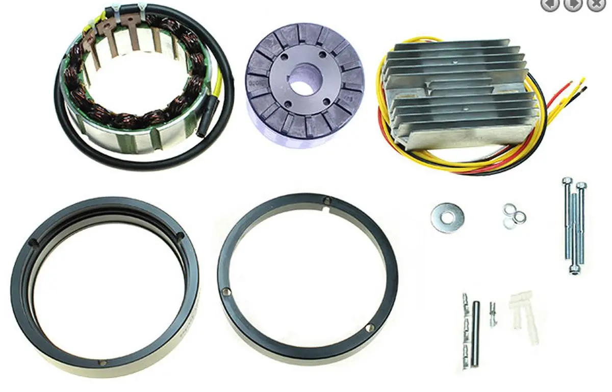 ELECTREX cívky alternátoru a regulátor napětí BMW všechny motory BOXER 70-95 (107 mm) - na objednávku ( )