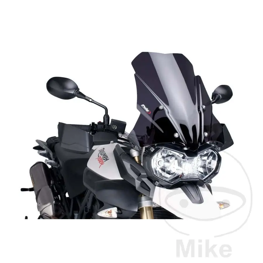 Puig plexi TOUR PUIG tmavá verze TRIUMPH TIGER 800 11-13, TIGER 800 XC 11-13, TIGER 800 ABS 11-14, TIGER 800 XC ABS 11-16, TIGER 800 XRX ABS 15-17,