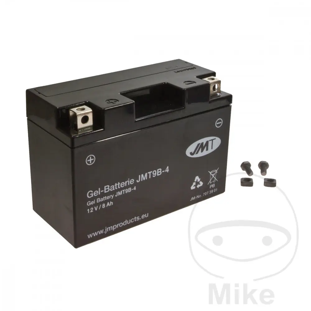 JMT akumulátor motocyklový YT9B-BS GEL JMT CFMOTO CL-X 300 HERITAGE ABS 23-25, NK 250 ABS 20-21, NK 300 ABS 20-25, SR 300 ABS 21-24, DERBI 659 660