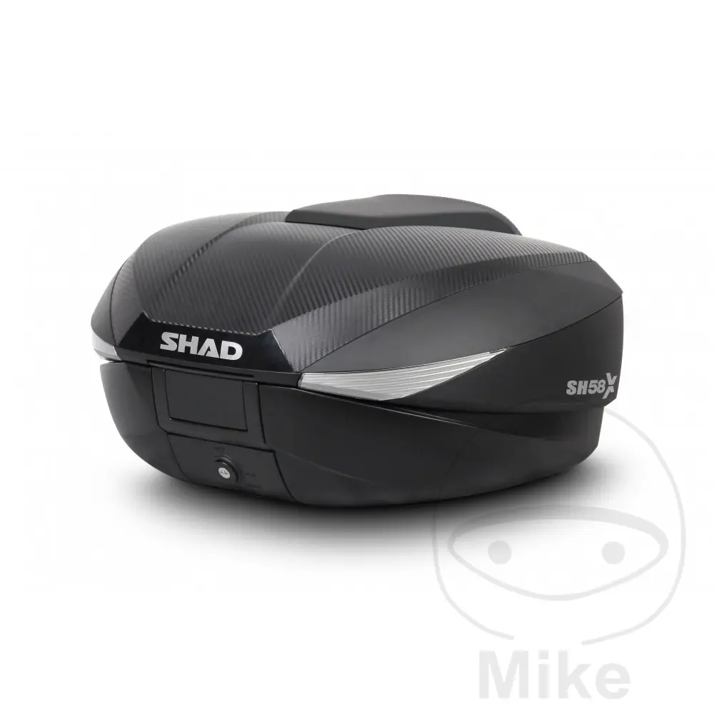 Shad horní kufr karbon 46-58L Shad SH58X s platem APRILIA ARRECIFE 125 04-06, ARRECIFE 200 04-06, ARRECIFE 250 04-06, ATLANTIC 125 IE 12-13, ATLANTIC