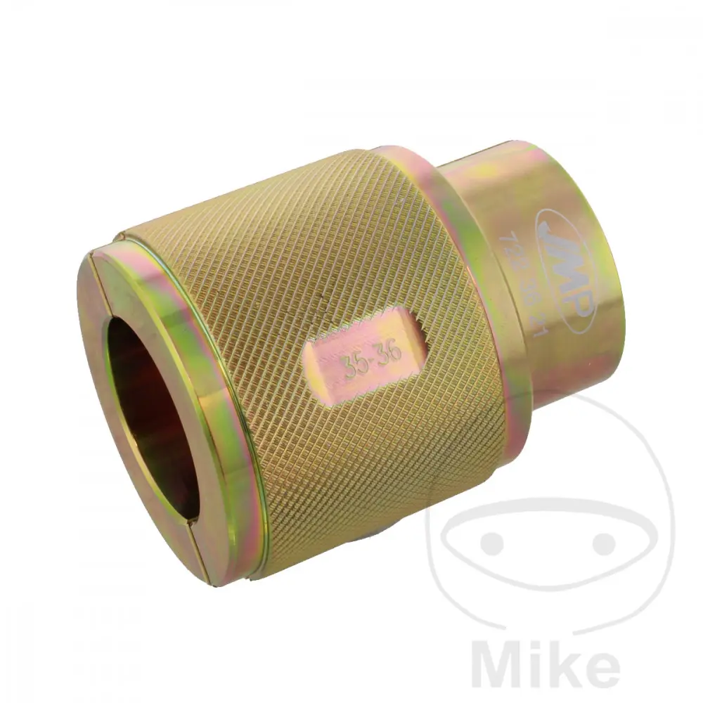 JMP nářadí pro narážení gufer 35/36 mm AJP PR7 650 18-20, PR7 650 EURO5 21-23, APRILIA ARRECIFE 125 04-06, ARRECIFE 200 04-06, ARRECIFE 250 04-06,