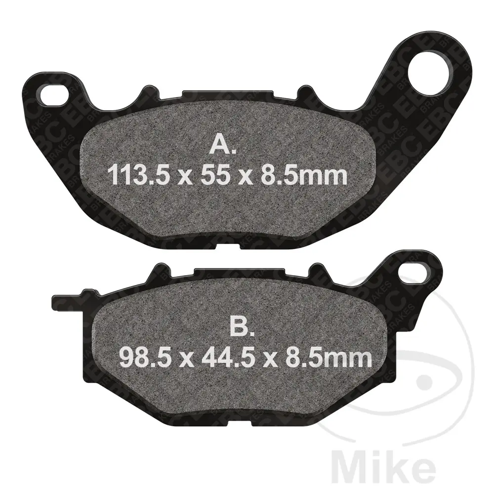 EBC brzdové destičky Sinter GPFAX EBC YAMAHA MT-03 320 A ABS 16-19, MT-03 320 A ABS MTN320-A 20-24, R3 320 A ABS 22-24, R3 320 A WORLD GP 60TH