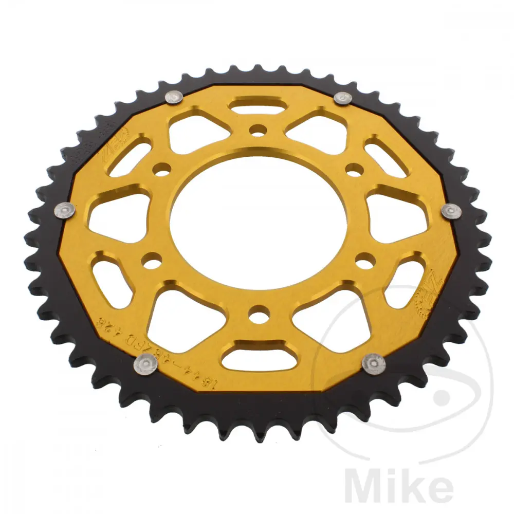 ZF Sprockets rozeta Dual 48Z typ 428 zlatá ZF vnitřní průměr 076 rozteč děr 100 YAMAHA MT 125 14-16, MT 125 A ABS 14-19, MT 125 A ABS MTN125-A
