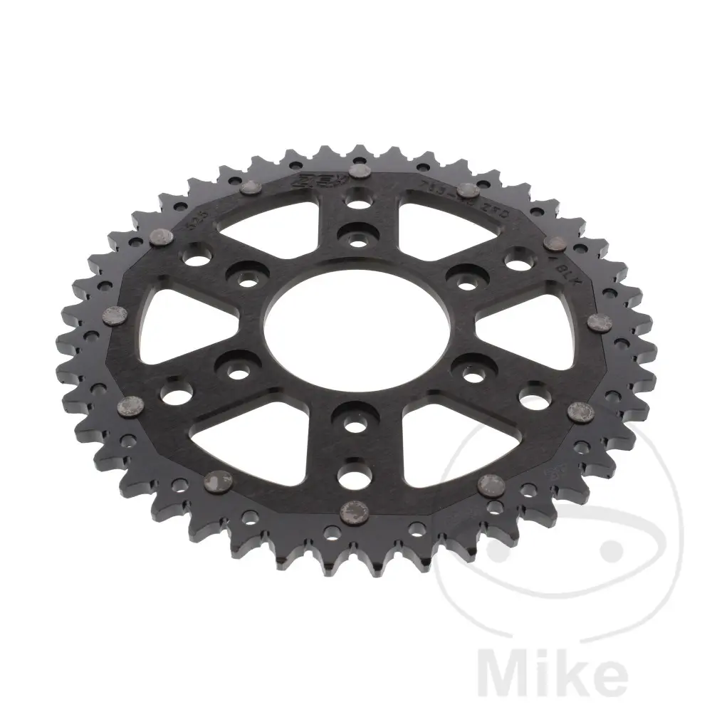 ZF Sprockets rozeta DUA 45Z pro řetěz 525 černá ZF vnitřní průměr 073 rozteč děr 103 DUCATI DESERT X 950 ABS 22-25, DESERT X 950 DISCOVERY ABS 25,