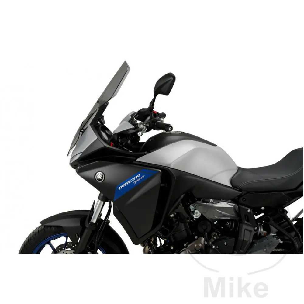 Puig plexi TOUR PUIG tmavá verze YAMAHA TRACER 7 700 GT ABS EURO5 MTT690-U 25, TRACER 7 700 GT ABS MTT690-U 21-24, TRACER 7 700 ABS MTT690 21-24,