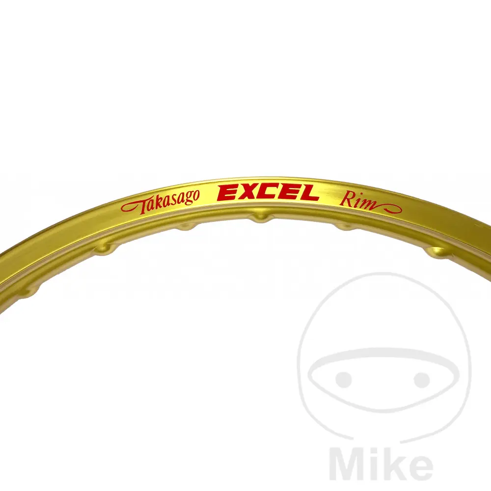 Excel ráfek hliníkový Excel 1.60 X 21 žlutá 36 děr HONDA CR 125 R 95-07, CR 250 R 95-07, CR 500 R 95-01, CRF 250 R 04-17, CRF 250 X 04-19, CRF 450 R