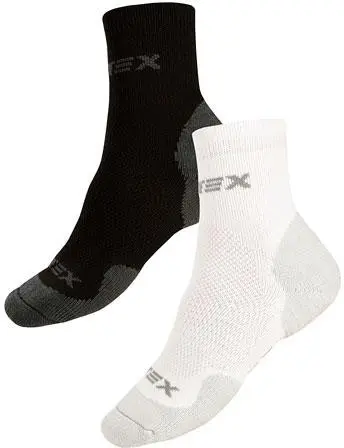 Unisex sportovní ponožky LITEX černé/bílé Barva:
