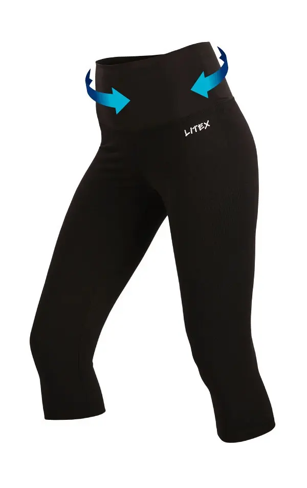 Dámské sportovní legíny LITEX v 3/4 délce,