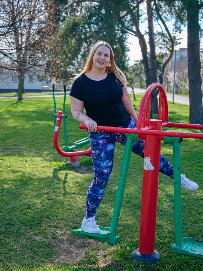 Evona Dámské dlouhé legíny LUCY 522 s vysokým pasem,