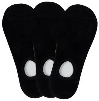 Evona 3 PACK nízkých ponožek BOTOŽKY NEW 3 černé,