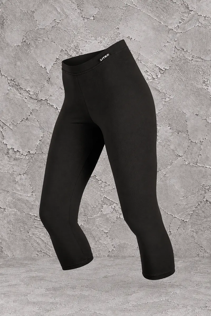 Černé legíny LITEX v 3/4 délce, XL