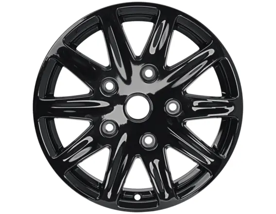 Kolo z lehké slitiny 17" Provedení s 10 paprsky v černé barvě Panther Black