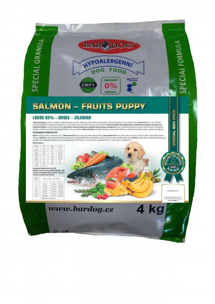 Granule Bardog Salmon Fruits Puppy -