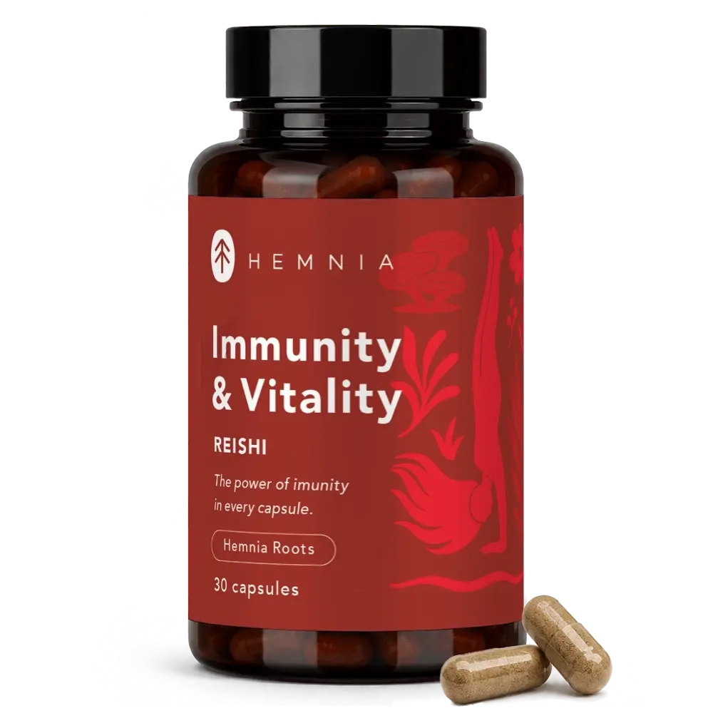 Hemnia Reishi kapsle 30 x 500 mg