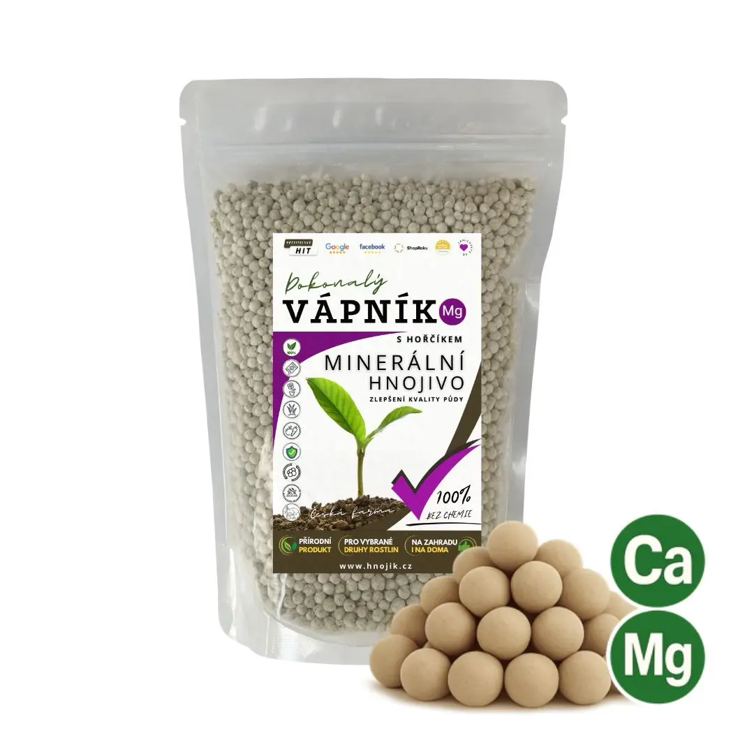 Hnojík Vápník s hořčíkem 600 g