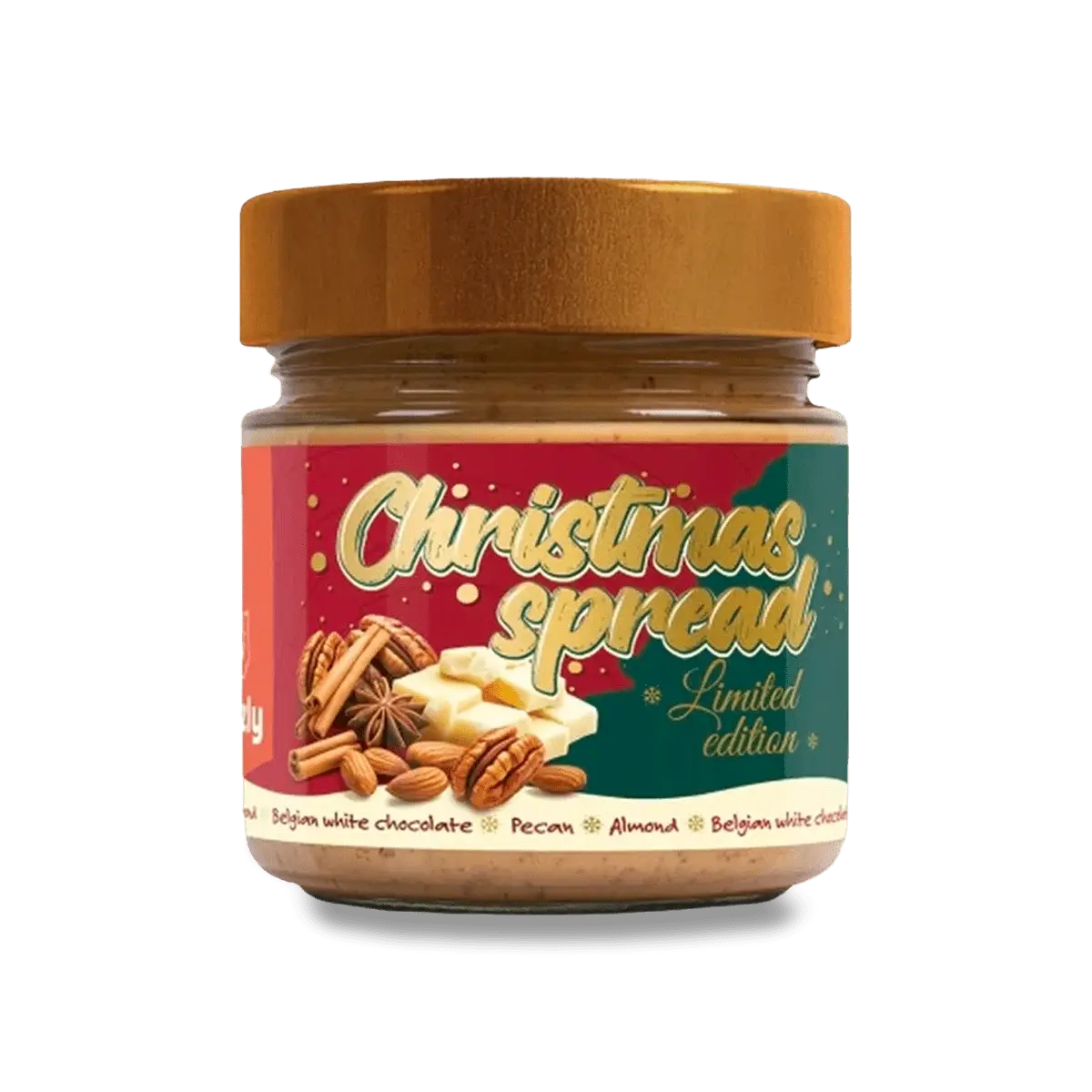 Grizly Vánoční máslo - ořechový krém, 230 g
