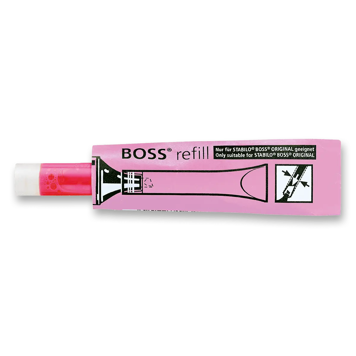 STABILO BOSS ORIGINAL Refill - náhradní náplň pro zvýrazňovač - růžová