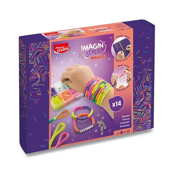 Maped Creativ Imagin'Style Bracelets Neon - kreativní sada - náramky