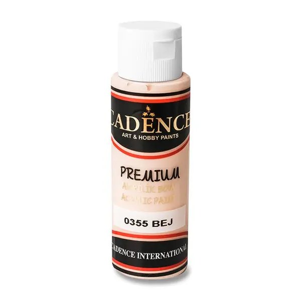 Cadence Premium - akrylové barvy - 70 ml, béžová