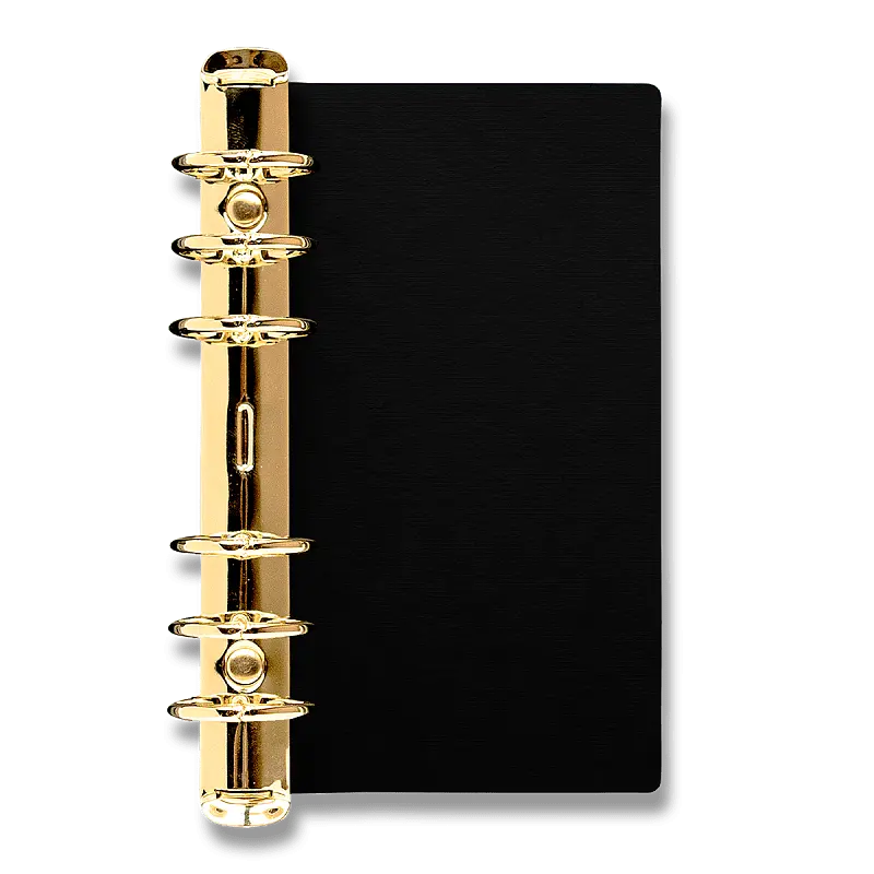 Kroužková mechanika Large (30 mm) do osobních diářů Filofax, zlatá