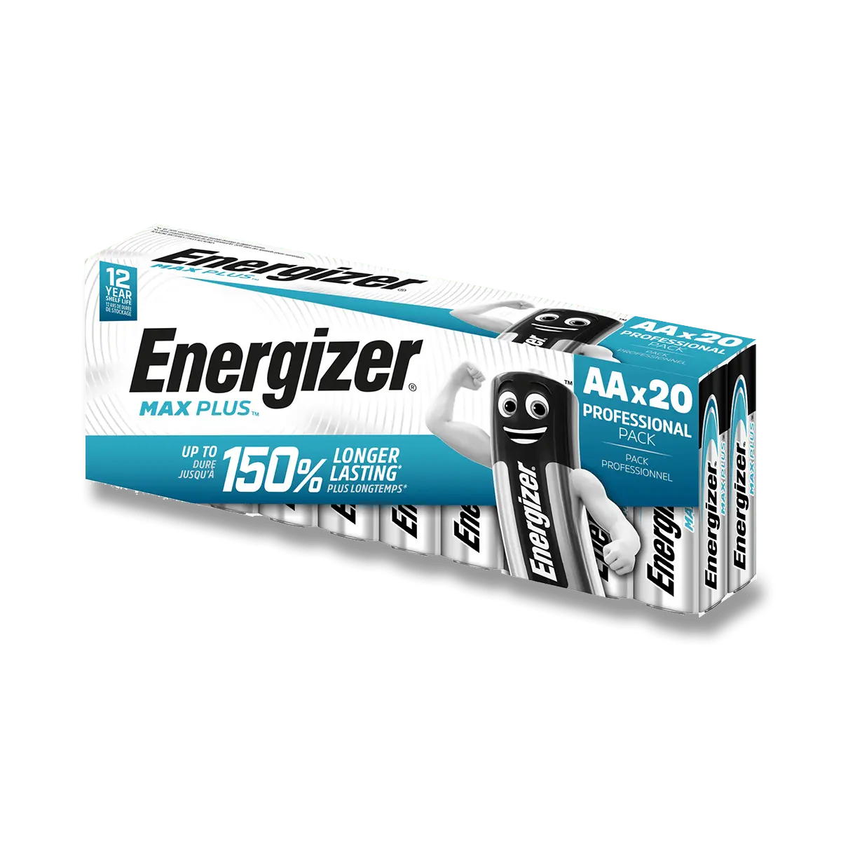 Energizer MAX Plus Professional – alkalická baterie - AA, 20 ks